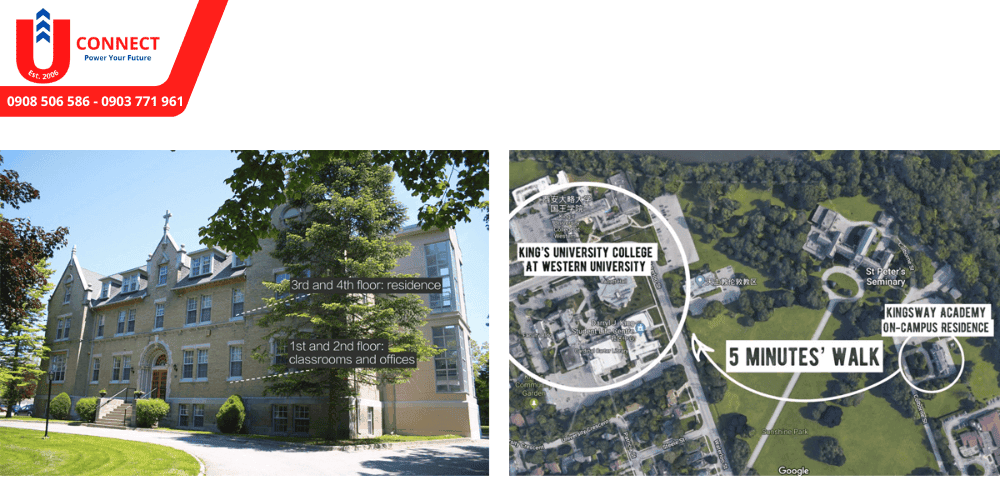 Giới thiệu trường trung học Kingsway Academy, bang Ontario, Canada và cơ sở vật chất của trường Kingsway Academy